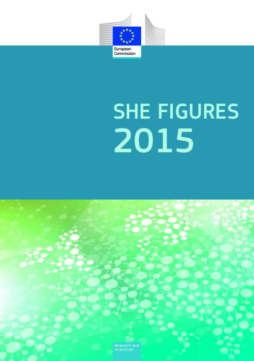 Erste Seite von She Figures 2015 - Internationaler Vergleich der Entwicklung von Chancengleichheit in Forschung, Technologie und Innovation