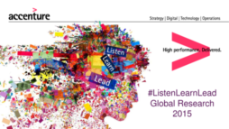 Erste Seite von Accenture-Studie #ListenLearnLead - Global Research 2015